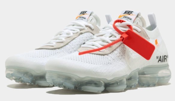 Фото OFF-WHITE x Nike Air Vapormax белые - 3