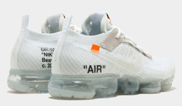 Фото OFF-WHITE x Nike Air Vapormax белые - 2
