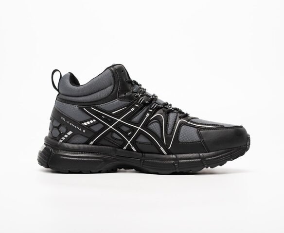 Зимние Asics Gel Kahana 8 Hi grey textile. Вид 3